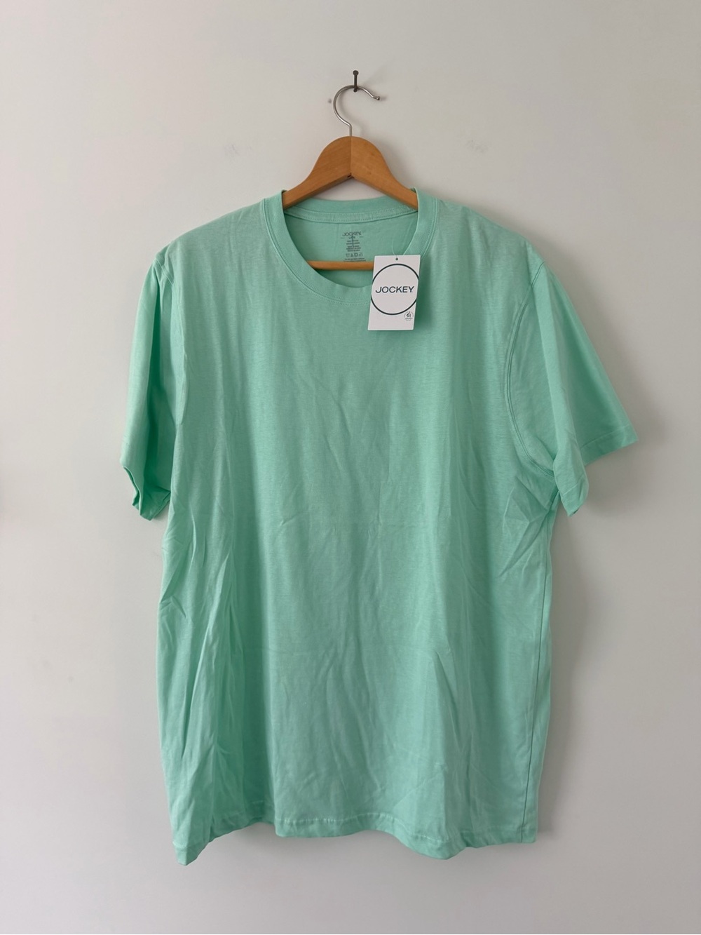 Jockey Men’s Mint Green Short Sleeve Crewneck Tee